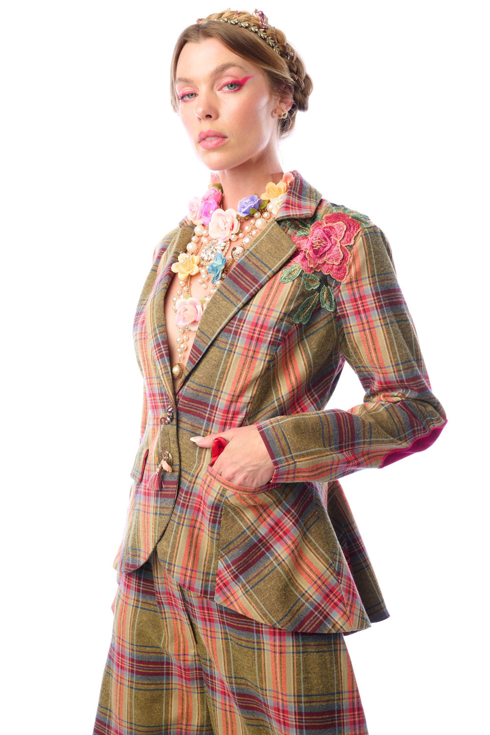 Aratta - Season Statement Blazer - Military