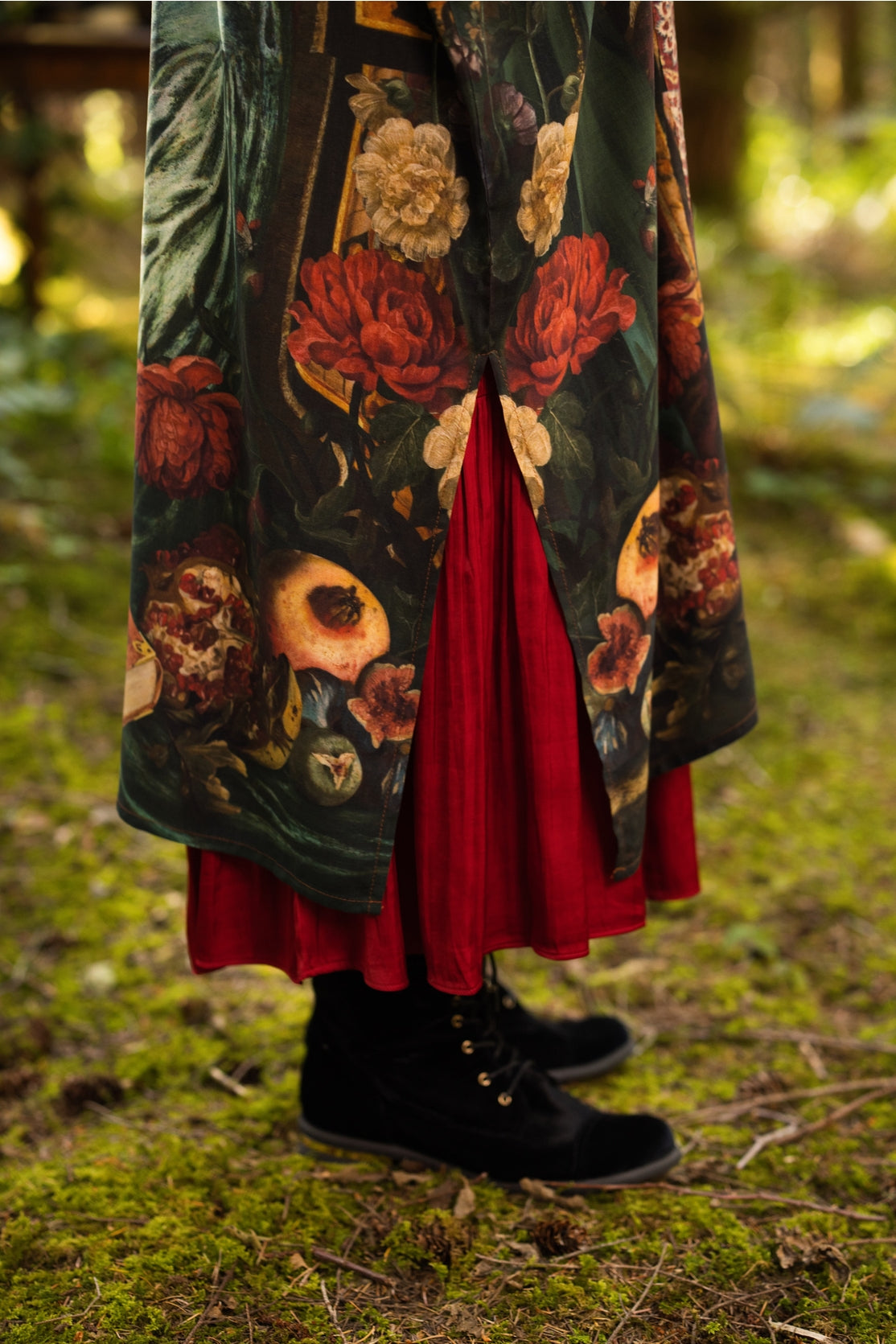 Market Of Stars - Solstice - Opera Duster Kimono Duster Robe - Persephone & Moon