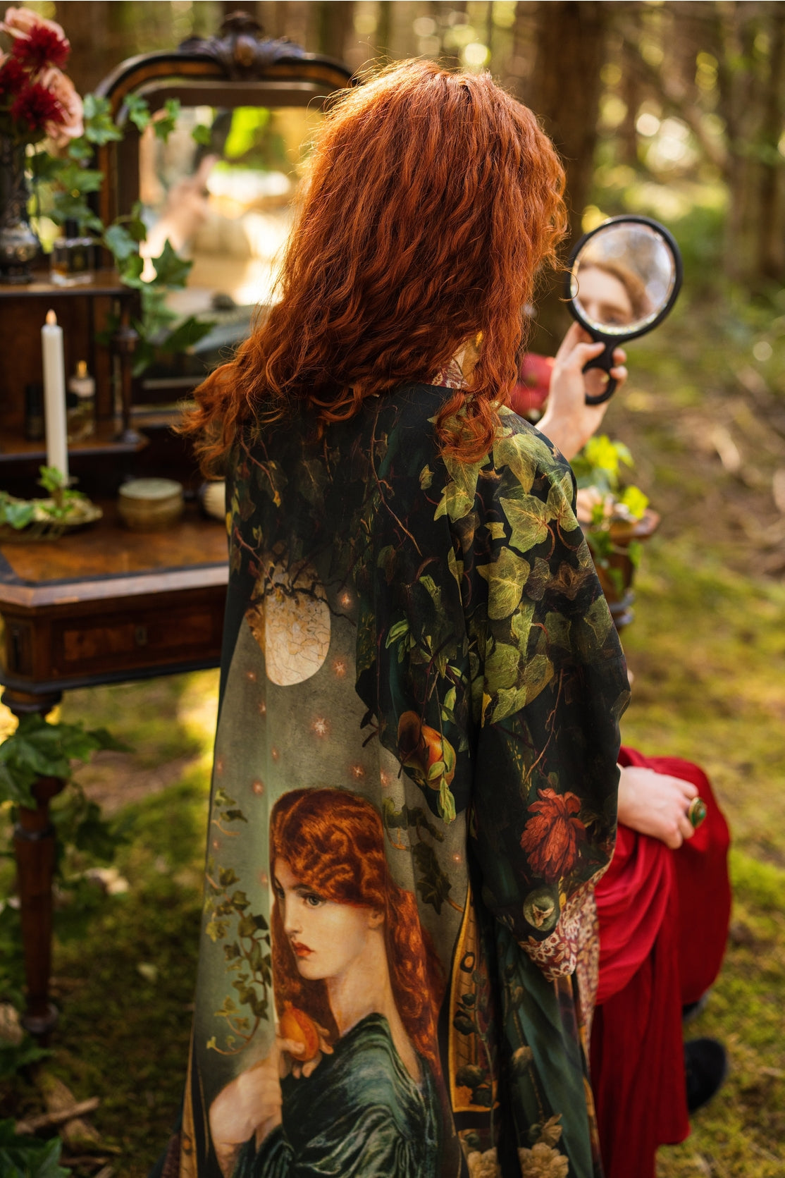 Market Of Stars - Solstice - Opera Duster Kimono Duster Robe - Persephone & Moon