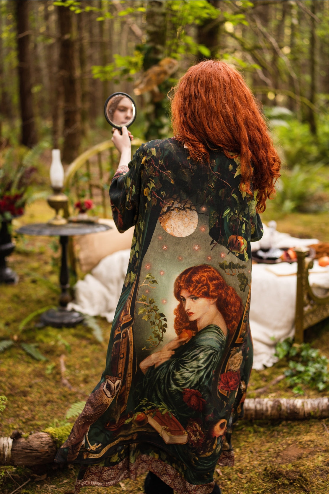 Market Of Stars - Solstice - Opera Duster Kimono Duster Robe - Persephone & Moon