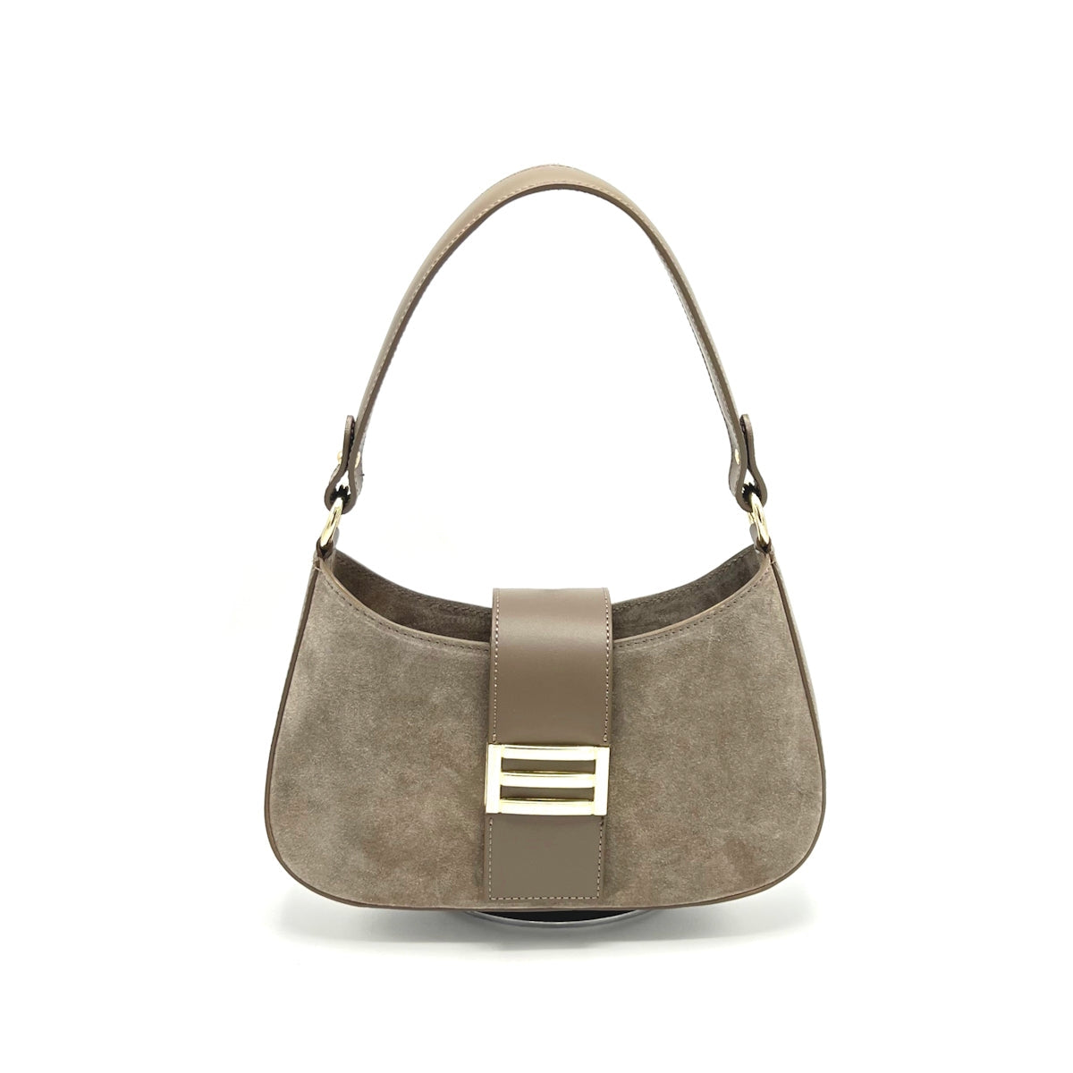 Suede Leather Italian Small Shoulder Bag - Various Colours