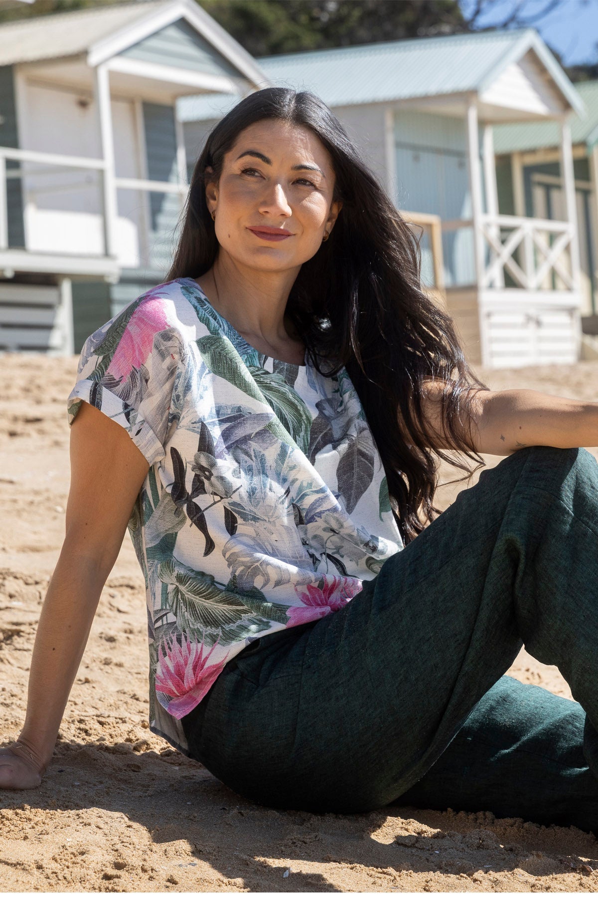 JUMP Clothing - Dusk Jungle Top - Multi