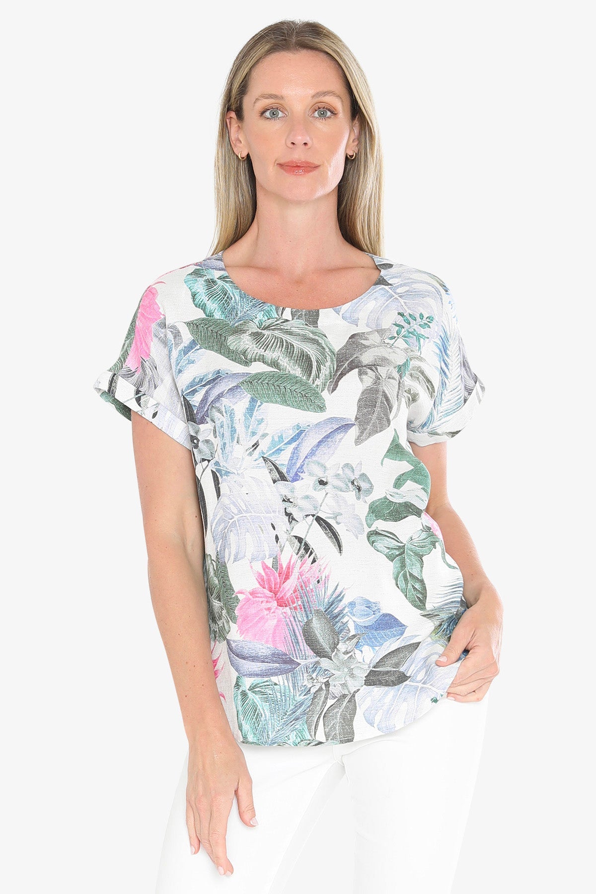 JUMP Clothing - Dusk Jungle Top - Multi