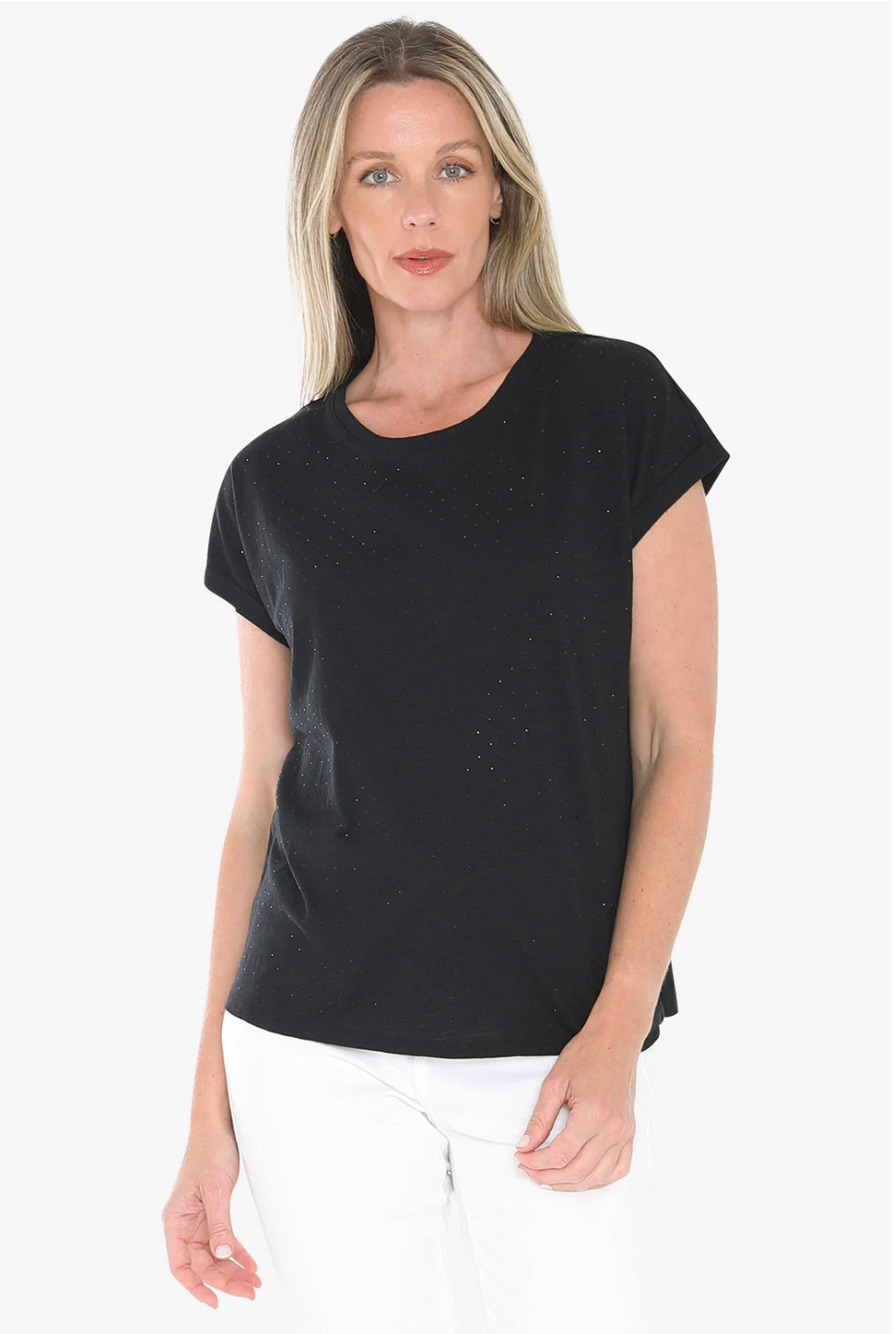 JUMP Clothing - Diamante Tee - Black