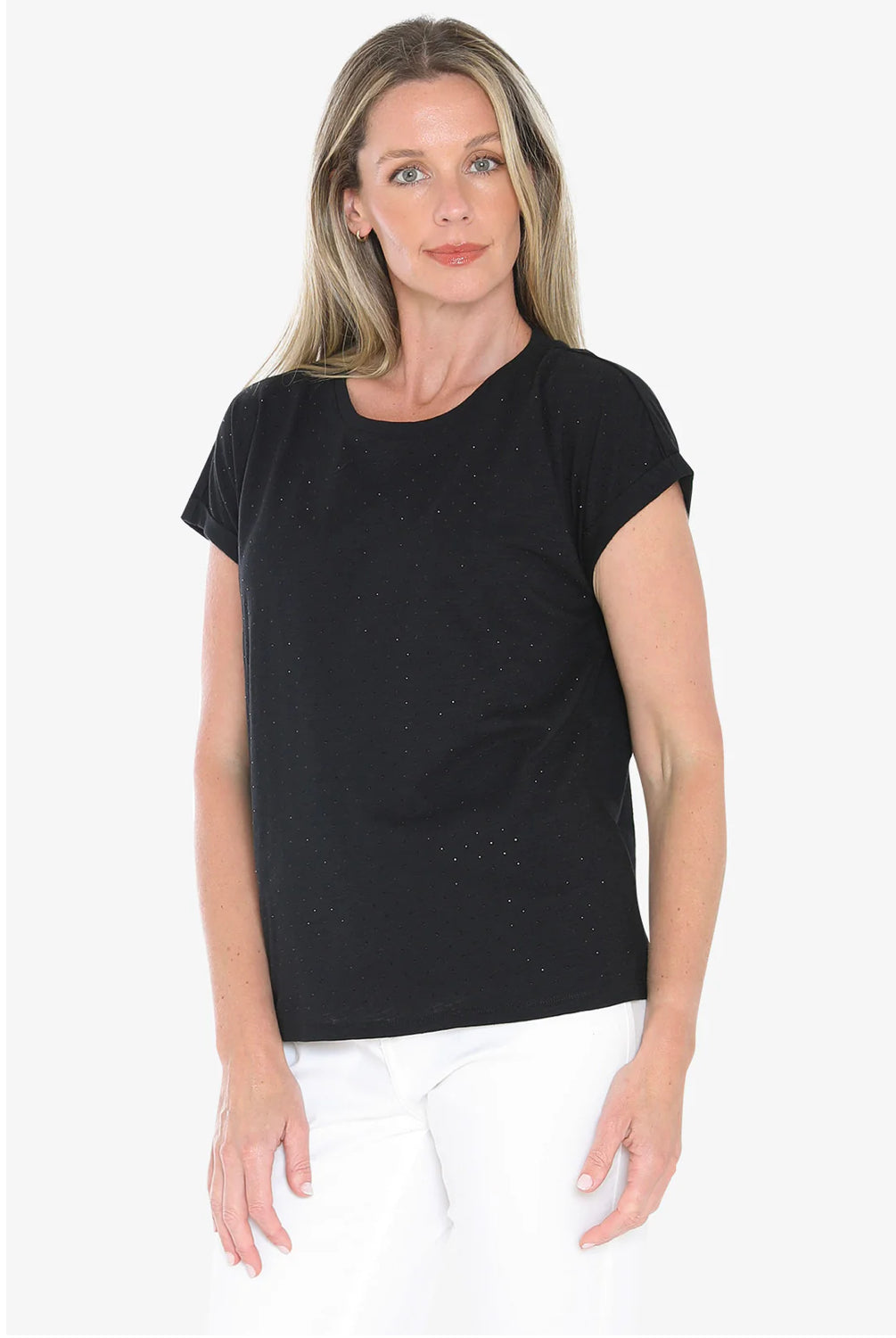 JUMP Clothing - Diamante Tee - Black