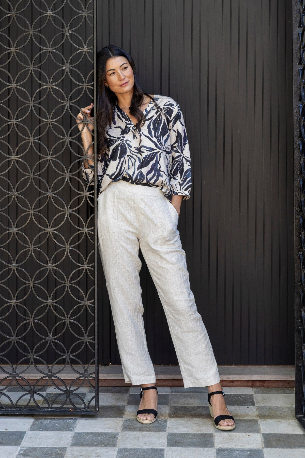 JUMP Clothing - Mono Bloom Top - Multi