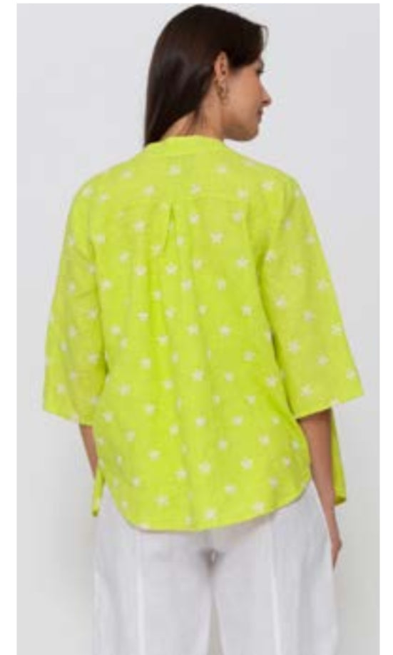 Blueberry Italy Embroidery Blouse/ Shirt - Various Colours