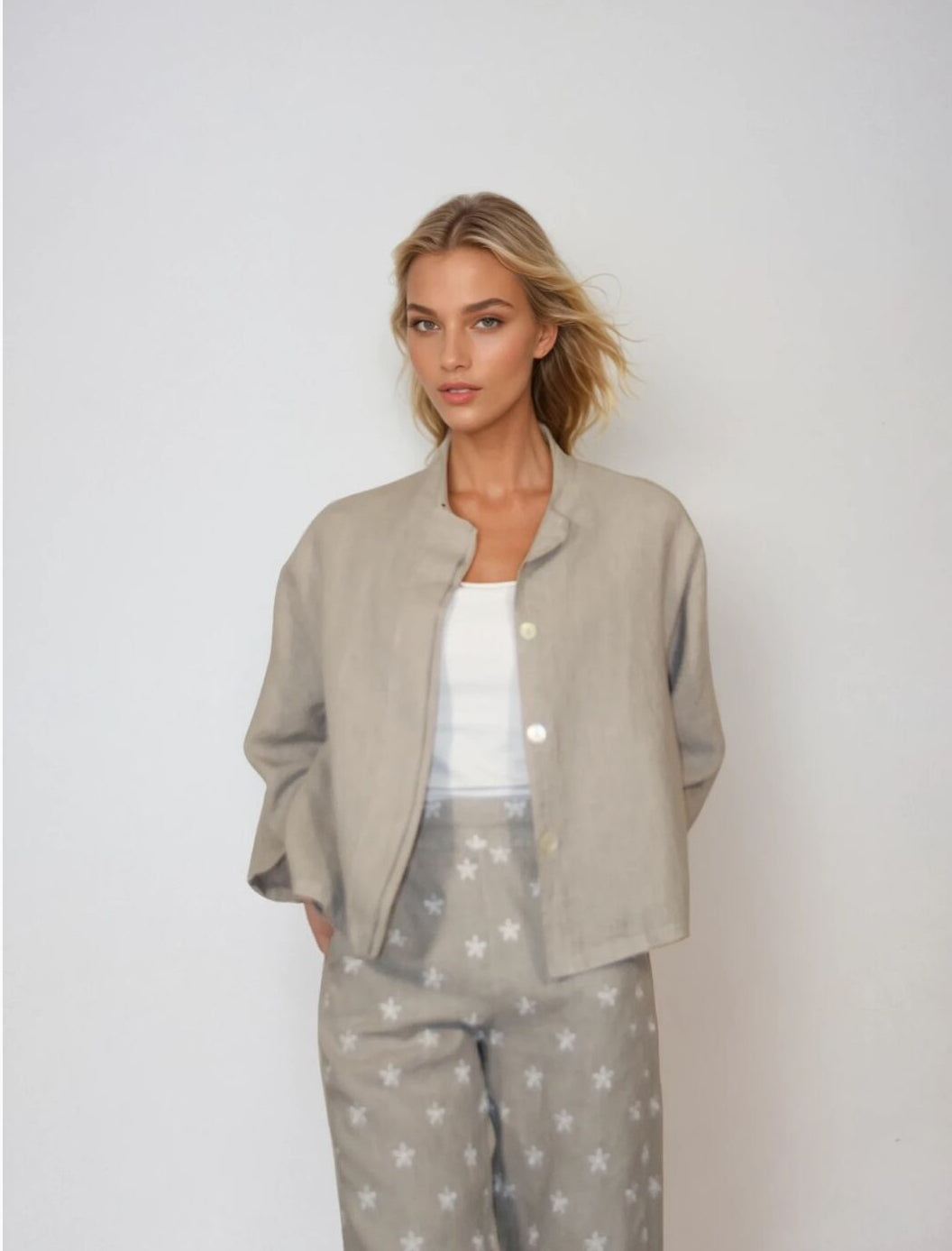 Blueberry Italia - Magyar - Linen Jacket - Various Colours