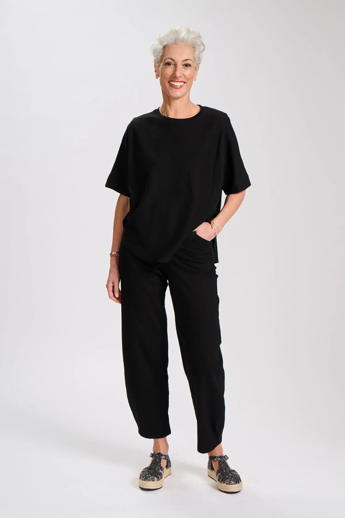 Olga De Polga - Greta Louise - Cotton Denim Jeans - Black