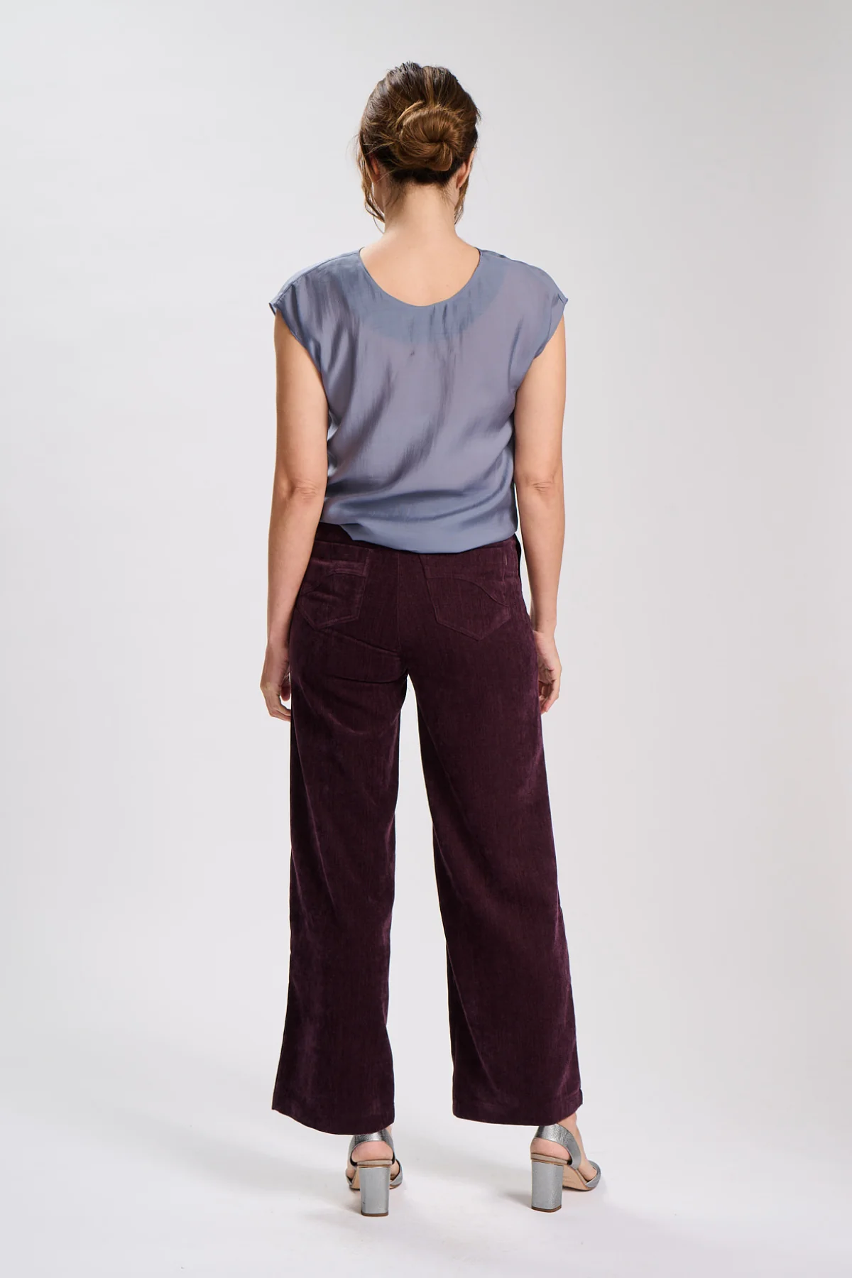 Olga De Polga - Peggy Valentina - Long Pants - Aubergine