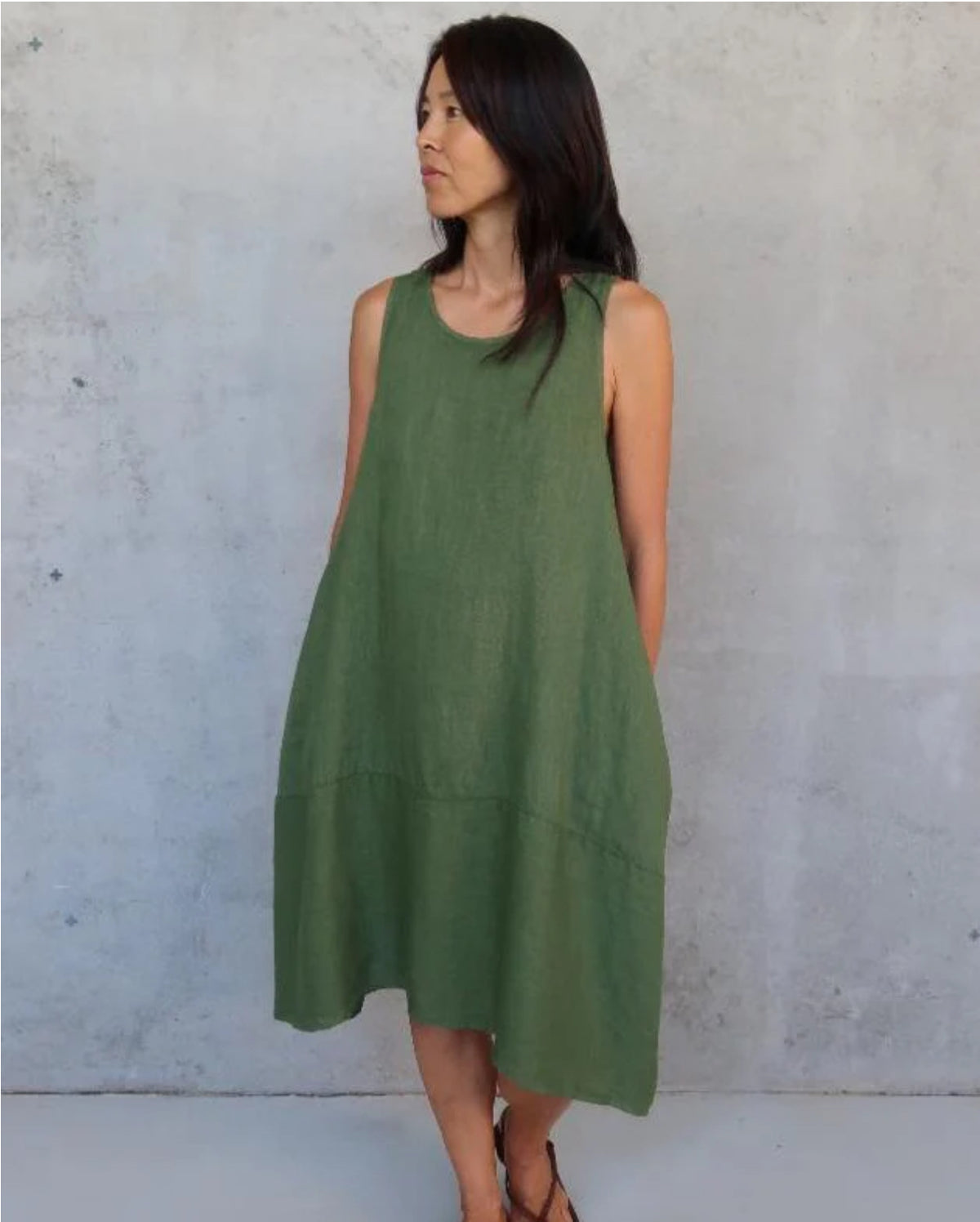 Montaigne - Sara - Sleeveless Linen Dress - Various Colours