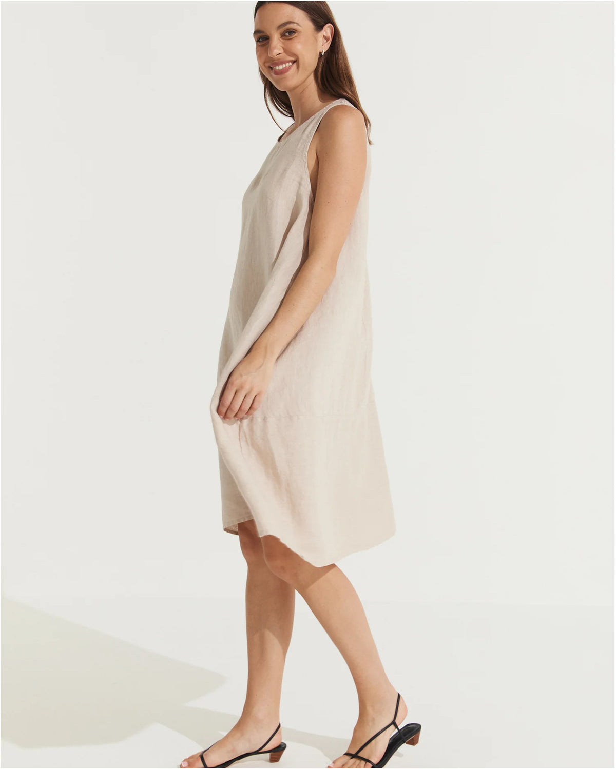 Montaigne - Sara - Sleeveless Linen Dress - Various Colours