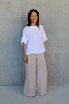 Montaigne “Jambes” Full-Length Long Linen Pants - Various Colours