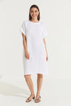 Montaigne ‘Eliza’ Slimline Italian Linen Dress - Various Colours