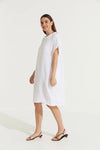 Montaigne ‘Eliza’ Slimline Italian Linen Dress - Various Colours