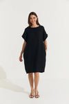 Montaigne ‘Eliza’ Slimline Italian Linen Dress - Various Colours