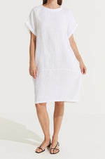 Montaigne ‘Eliza’ Slimline Italian Linen Dress - Various Colours