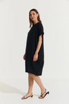 Montaigne ‘Eliza’ Slimline Italian Linen Dress - Various Colours