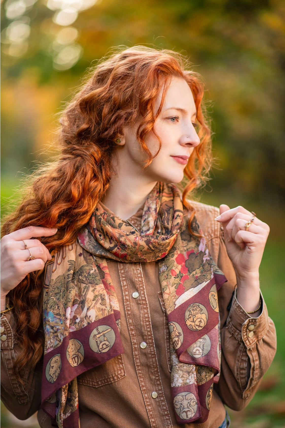 Market Of Stars - Dream Weaver Bohemian Scarf - Zodiac Signs