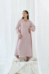 Beautiful European Linen ‘Alana ’ Dress - Oatmeal