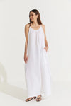 Montaigne ‘Virginie’ Linen Maxi Dress with Side Splits - Various Colours