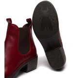 Fly London ‘ Meme’ Chelsea Ankle Boot - Red