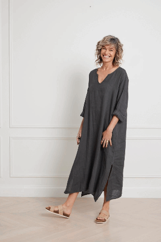 Montaigne - Sophie - Linen Kaftan Linen Dress - Various Colours