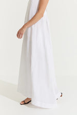 Montaigne ‘Scarlett’ Full-Length Linen Dress - Various Colours