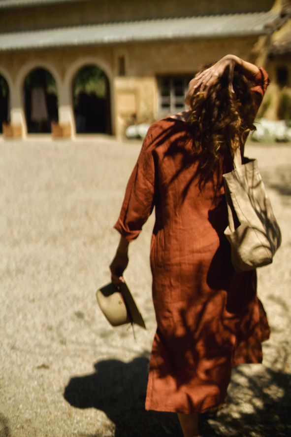 Montaigne - Sophie - Linen Kaftan Linen Dress - Various Colours