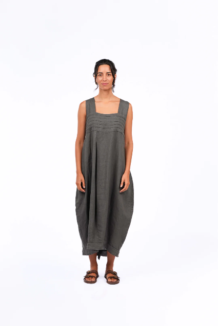Montaigne - Aurelie - Casual Italian Linen Dress - Various Colours