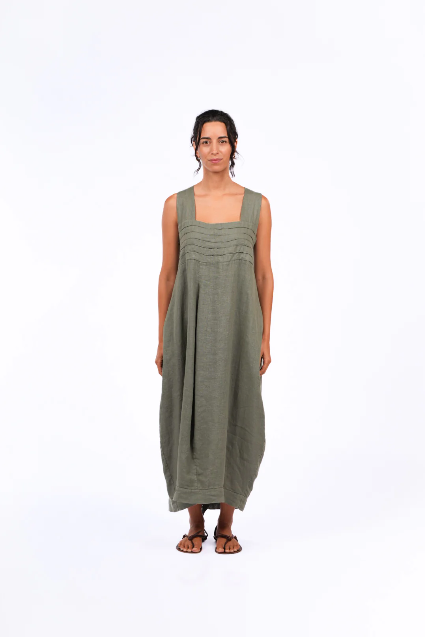 Montaigne - Aurelie - Casual Italian Linen Dress - Various Colours
