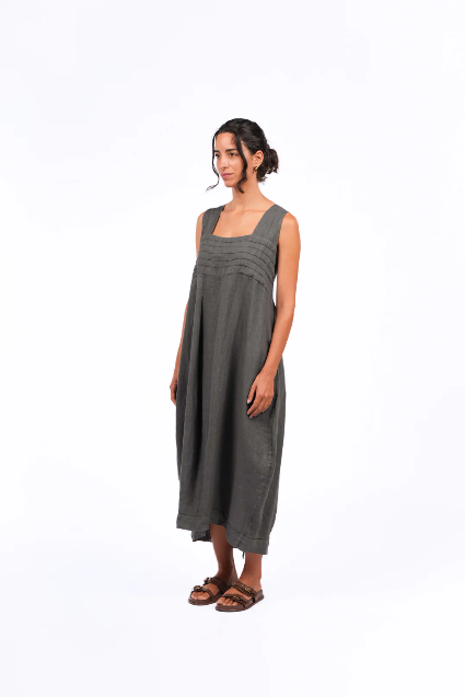 Montaigne - Aurelie - Casual Italian Linen Dress - Various Colours