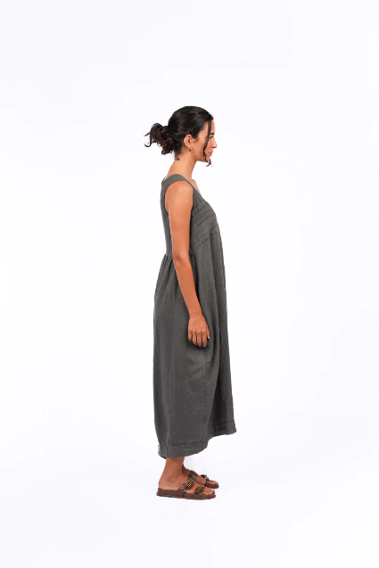Montaigne - Aurelie - Casual Italian Linen Dress - Various Colours