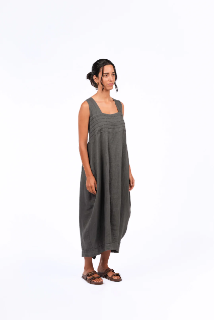 Montaigne - Aurelie - Casual Italian Linen Dress - Various Colours
