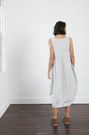 Montaigne - Aurelie - Casual Italian Linen Dress - Various Colours