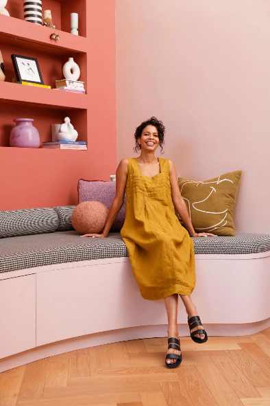 Montaigne - Aurelie - Casual Italian Linen Dress - Various Colours