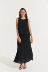 Montaigne ‘Francie’ Full-Length Linen Maxi Skirt - Various Colours