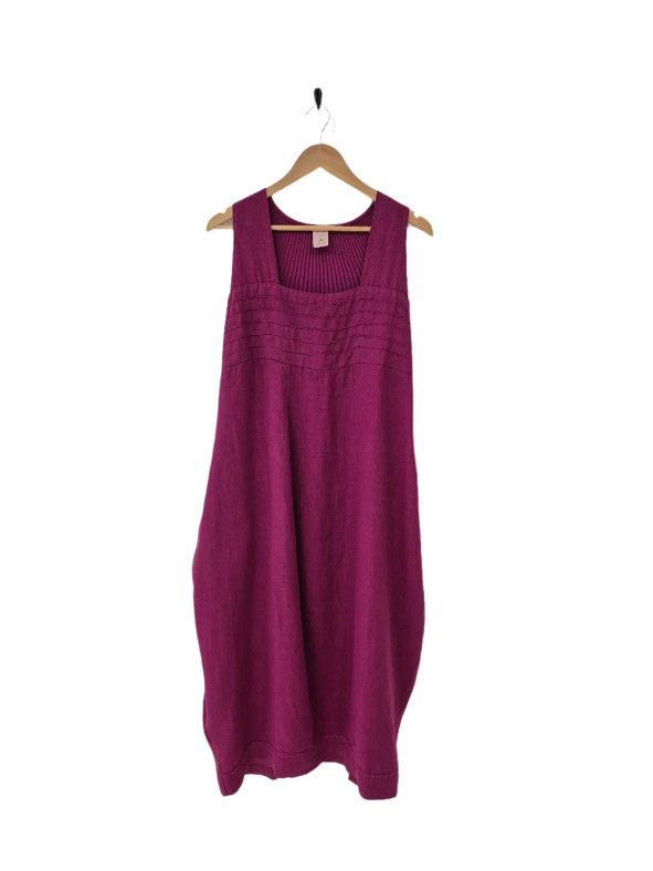 Montaigne - Aurelie - Casual Italian Linen Dress - Various Colours