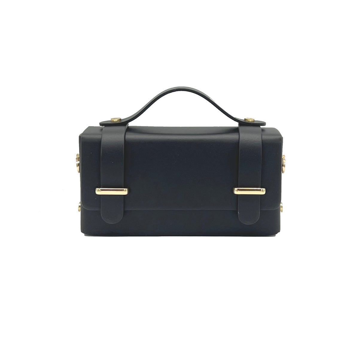 Italian Genuine Leather Mini Clutch Bag with Chain - Various Colours