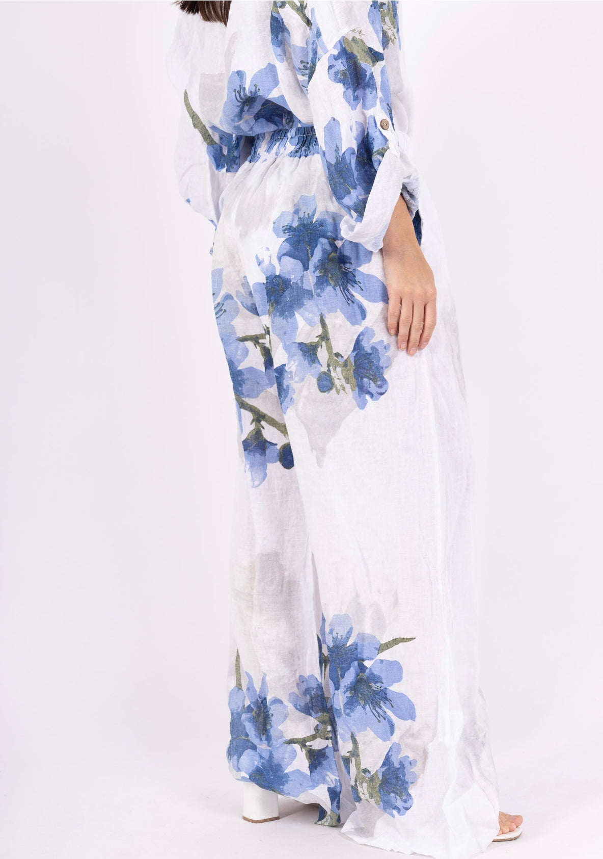 Italian Linen Shirt & Trousers Set – Various Colours