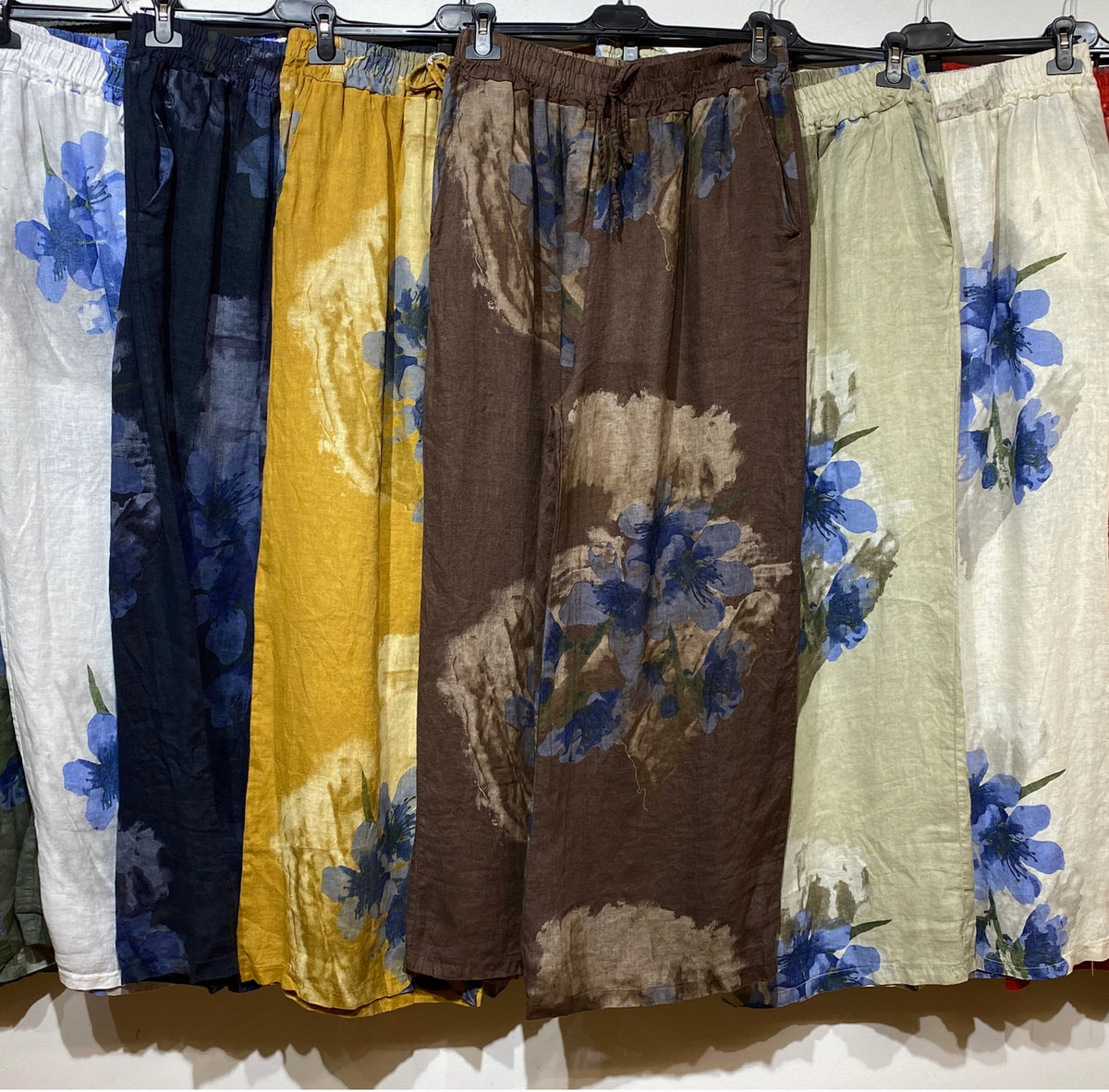 Italian Linen Shirt & Trousers Set – Various Colours