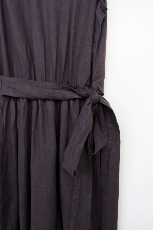 Montaigne - Alba - French Linen Tie-Waist Jumpsuit - Various Colours