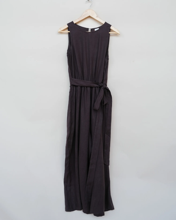 Montaigne - Alba - French Linen Tie-Waist Jumpsuit - Various Colours
