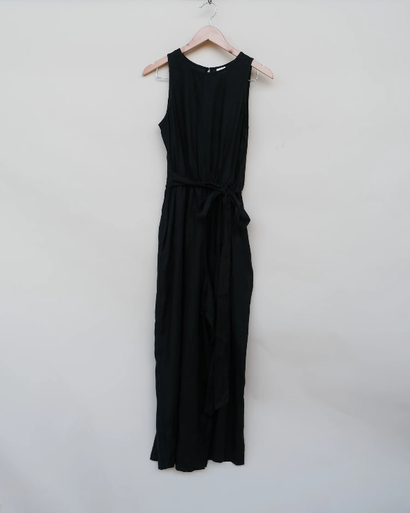 Montaigne - Alba - French Linen Tie-Waist Jumpsuit - Various Colours