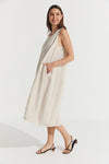 Montaigne ‘Cleo’ Linen Tulip Dress - Various Colours