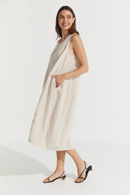 Montaigne ‘Cleo’ Linen Tulip Dress - Various Colours