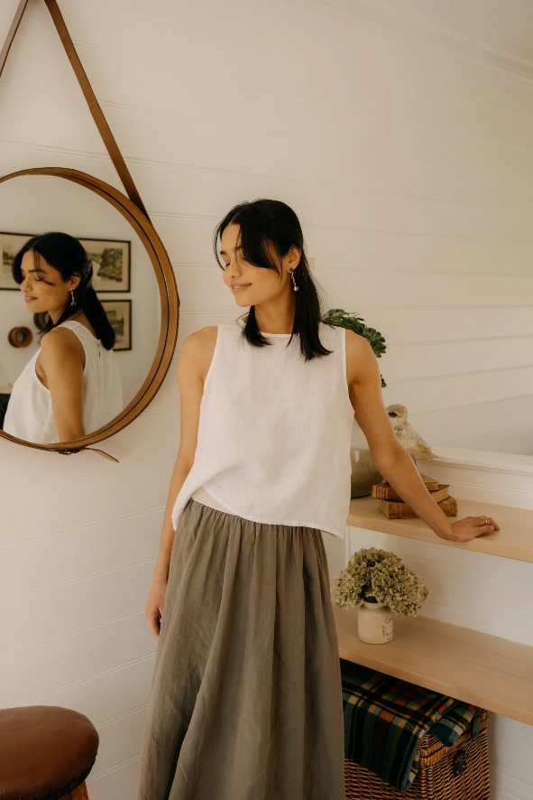 Montaigne - Lucie - Linen Maxi Skirt - Various Colours