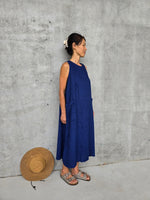 Montaigne ‘Remy’ Italian Linen Dress With Deep Front Pockets - Various Colours