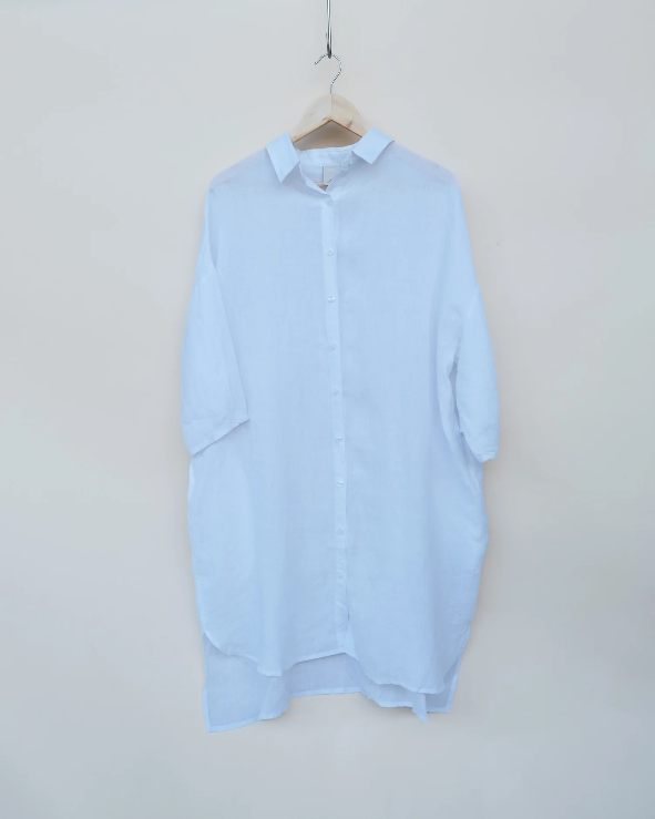 Montaigne - Romie - Oversized Linen Shirt Dress  - Various Colours