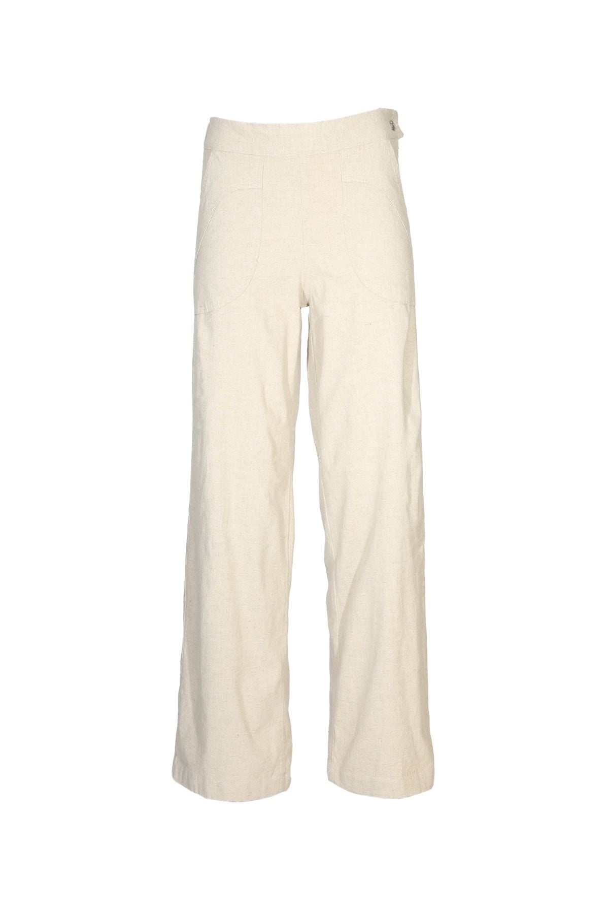 Olga De Polga - Peggy Lino - Long Linen Pants - Oat